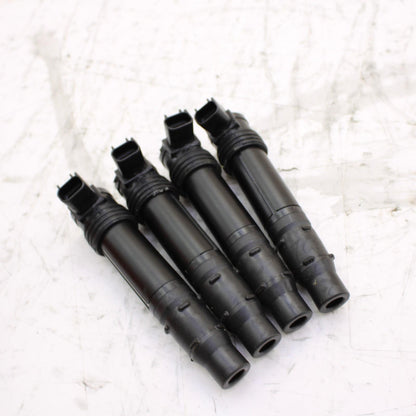 2024 - 2025 KAWASAKI NINJA ZX6R IGNITION COILS SPARK PLUG CAPS SET STOCK OEM