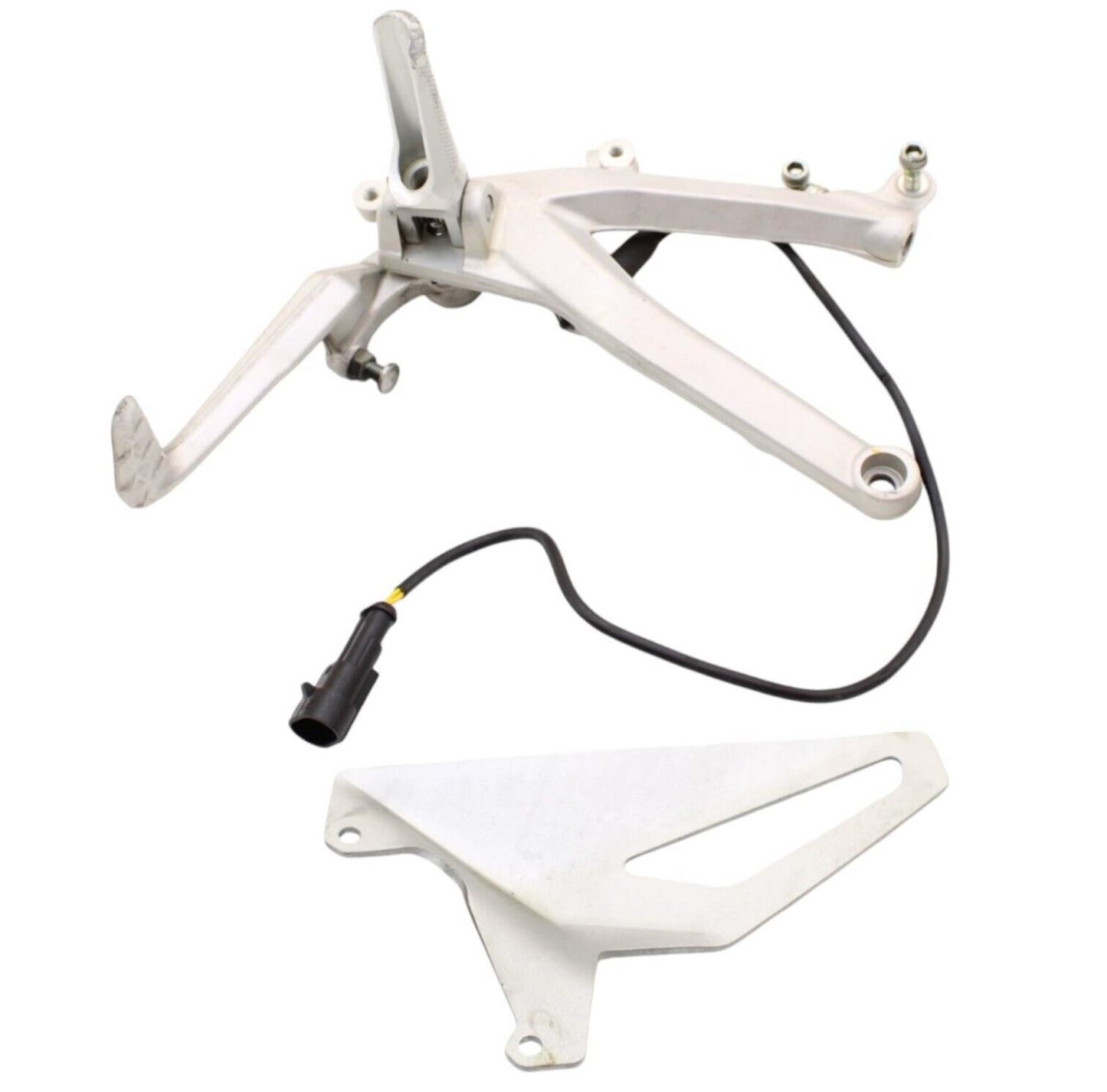 2018 - 2021 DUCATI PANIGALE V4 V4S RIGHT REARSET REAR SET DRIVER FOOT PEG SILVER