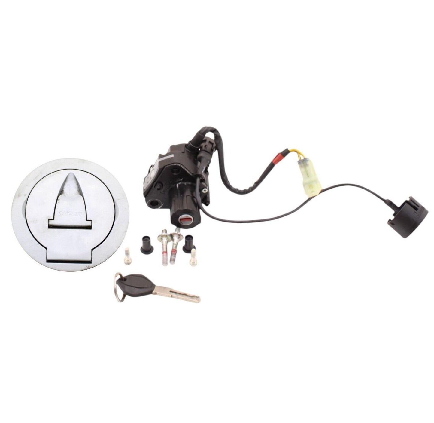 2018 - 2024 DUCATI PANIGALE V4 IGNITION SET LOCK KEY GAS CAP SEAT LOCK STOCK