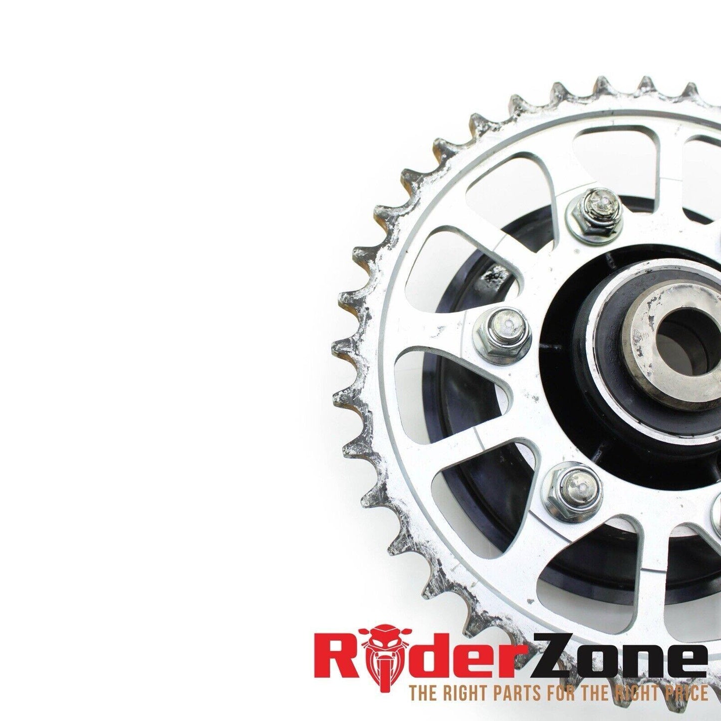 2006 2007 KAWASAKI NINJA ZX10R REAR SPROCKET HUB SILVER DAMPERS SUNSTAR