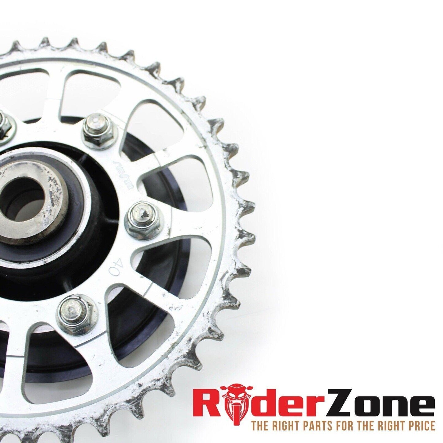 2006 2007 KAWASAKI NINJA ZX10R REAR SPROCKET HUB SILVER DAMPERS SUNSTAR