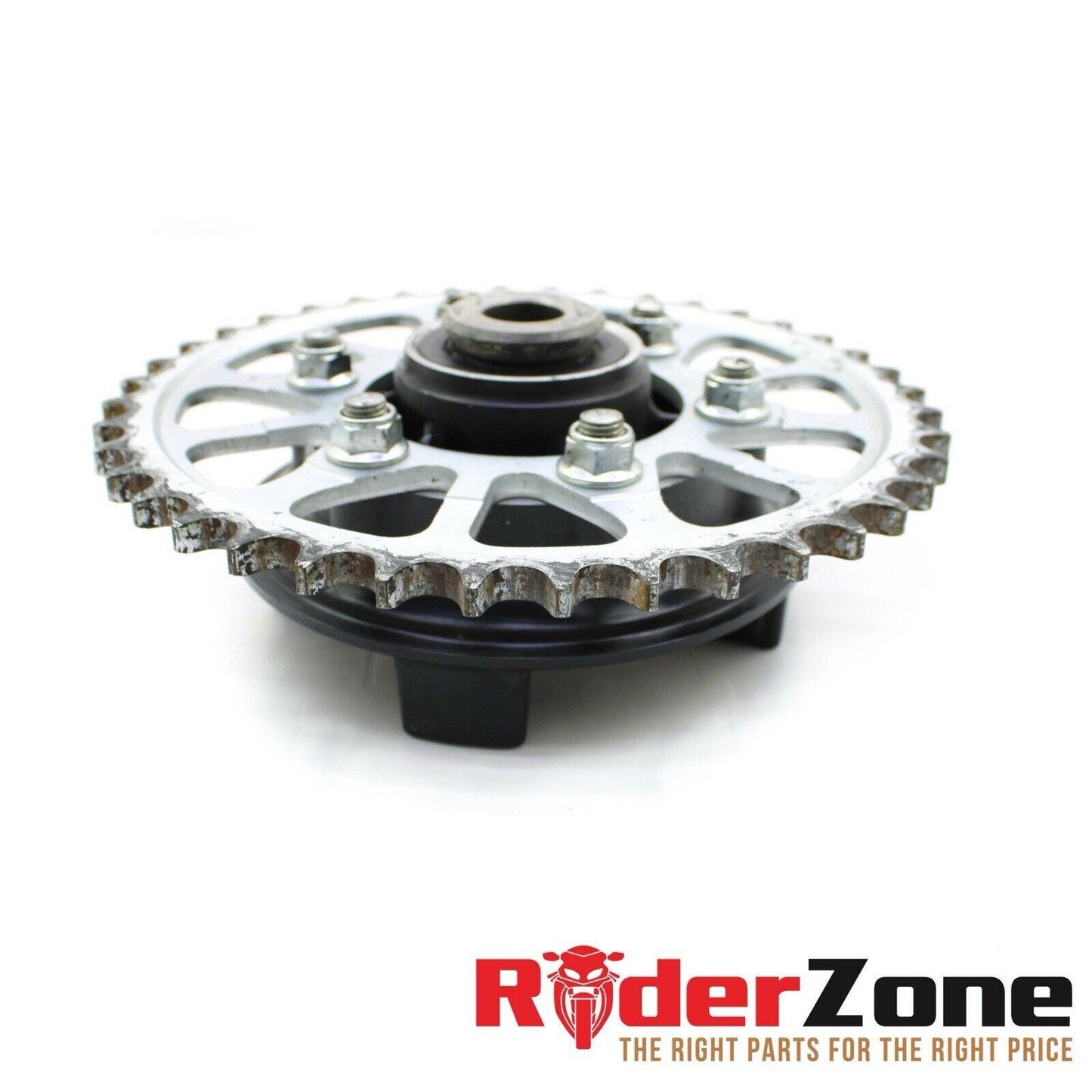 2006 2007 KAWASAKI NINJA ZX10R REAR SPROCKET HUB SILVER DAMPERS SUNSTAR