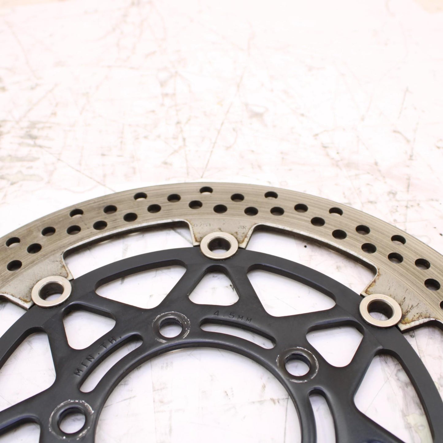 2024 - 2025 KAWASAKI NINJA ZX6R FRONT ROTORS BRAKE DISCS SET PAIR STOCK OEM