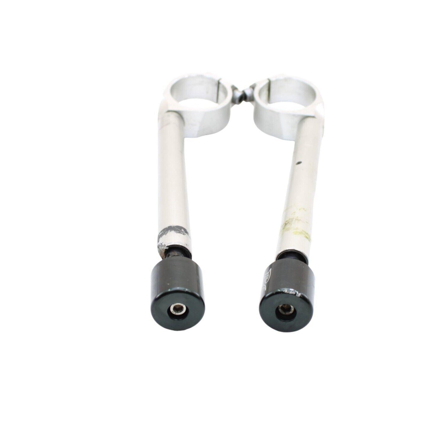 2008 - 2016 YAMAHA YZF R6 CLIP ON SET HANDLEBARS SILVER LEFT RIGHT STRAIGHT