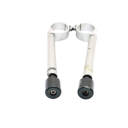 2008 - 2016 YAMAHA YZF R6 CLIP ON SET HANDLEBARS SILVER LEFT RIGHT STRAIGHT