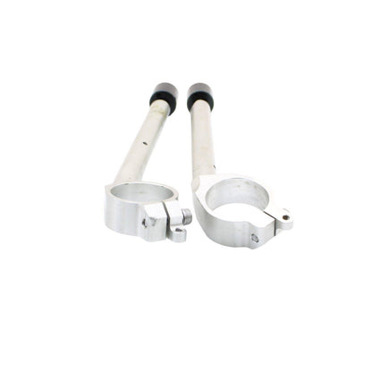 2008 - 2016 YAMAHA YZF R6 CLIP ON SET HANDLEBARS SILVER LEFT RIGHT STRAIGHT