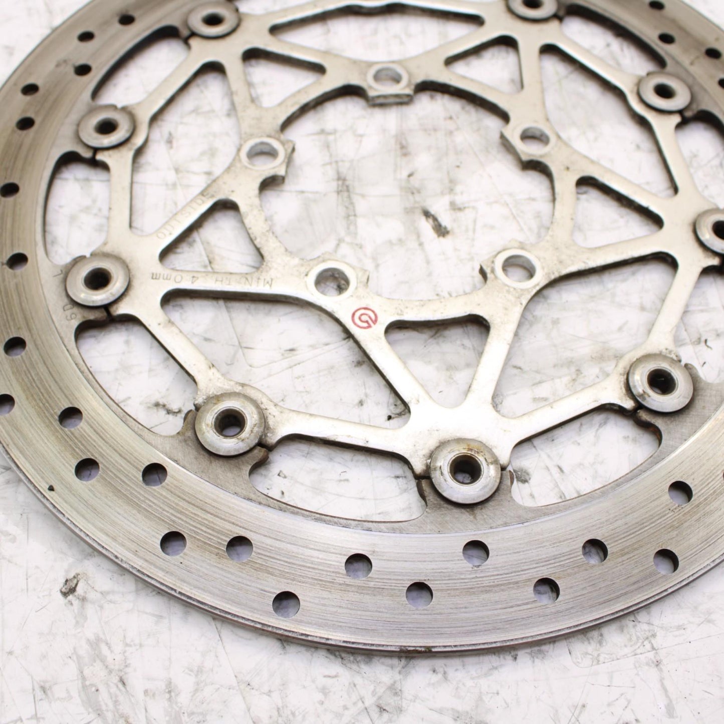 2013 - 2017 TRIUMPH DAYTONA 675R FRONT ROTOR BRAKE DISC STOCK OEM BREMBO
