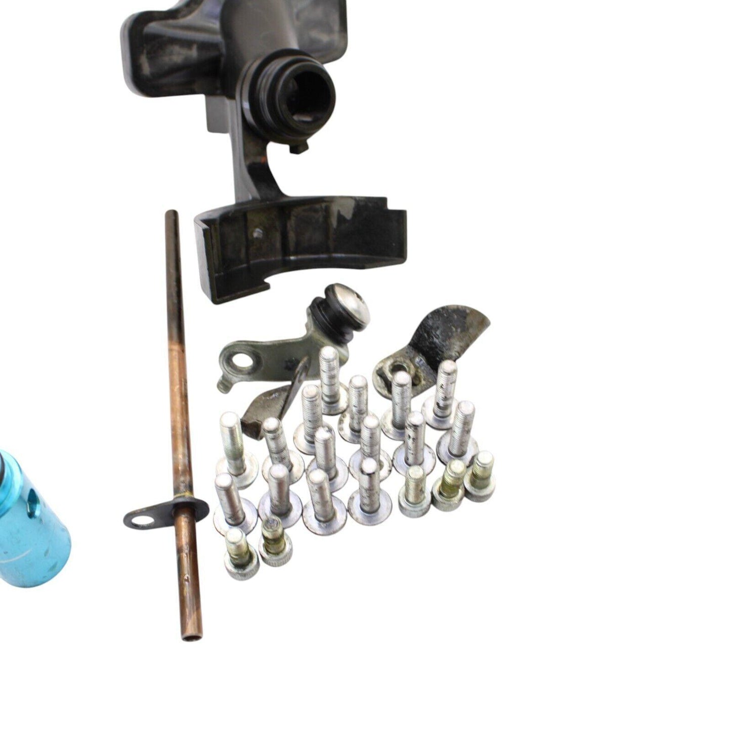 2008 - 2016 YAMAHA YZF R6 OIL PAN LOWER BOTTOM COVER ENGINE SILVER LINES HOSES