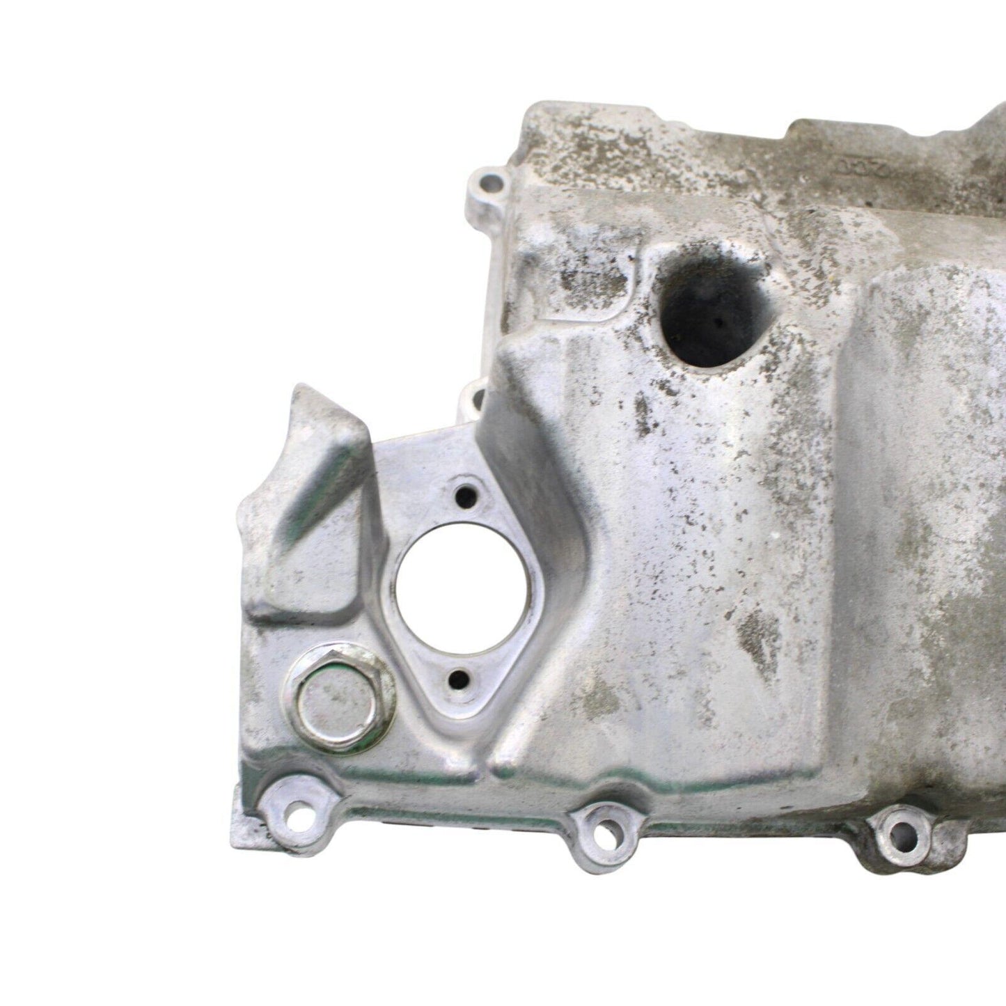 2008 - 2016 YAMAHA YZF R6 OIL PAN LOWER BOTTOM COVER ENGINE SILVER LINES HOSES