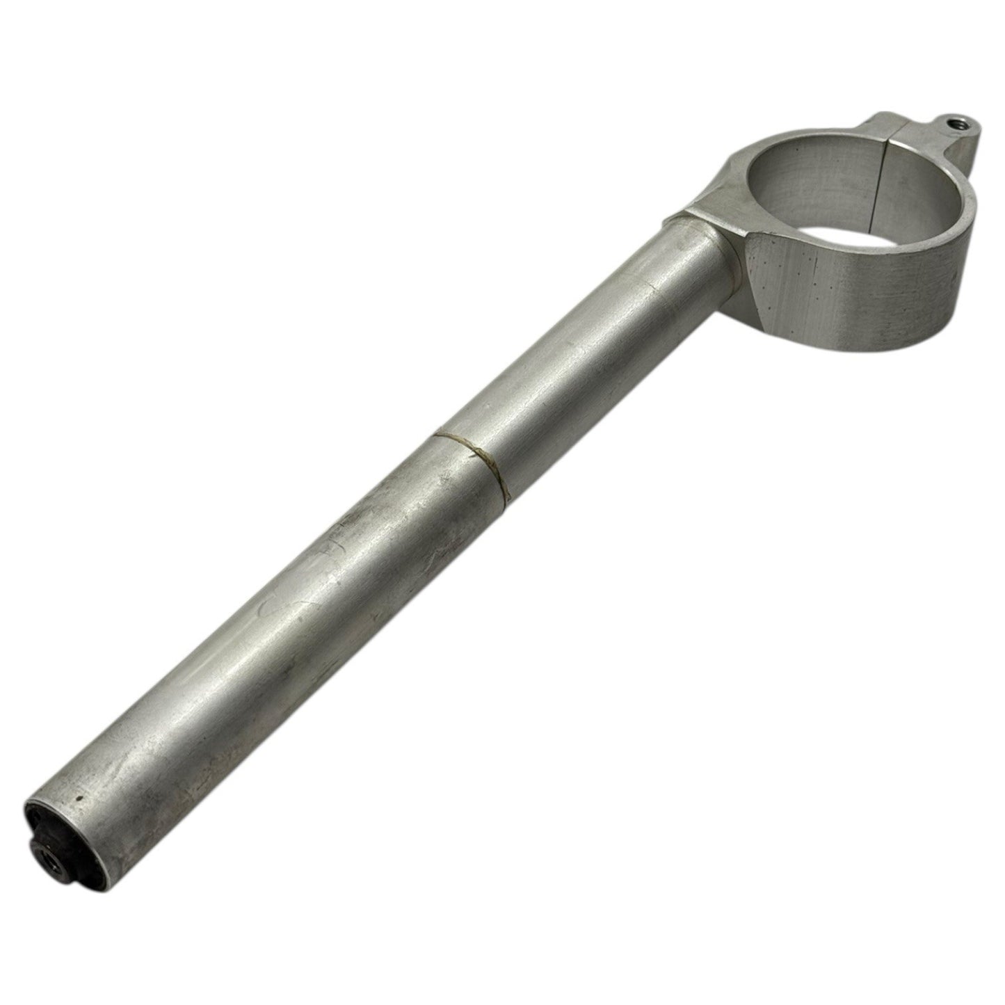 2015 - 2019 YAMAHA YZF R1 R1S R1M LEFT HANDLEBAR CLIPON SILVER CLIP ON STOCK