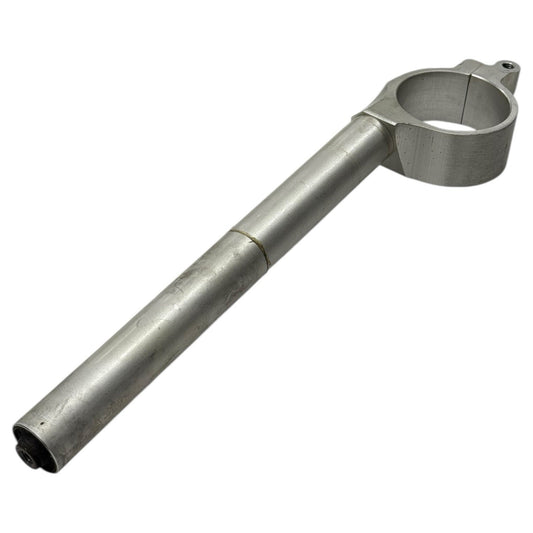 2015 - 2019 YAMAHA YZF R1 R1S R1M LEFT HANDLEBAR CLIPON SILVER CLIP ON STOCK