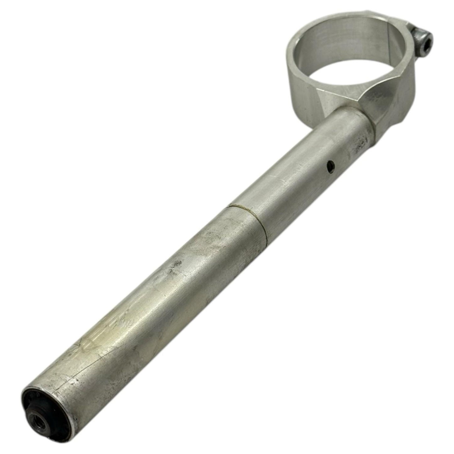 2015 - 2019 YAMAHA YZF R1 R1S R1M LEFT HANDLEBAR CLIPON SILVER CLIP ON STOCK