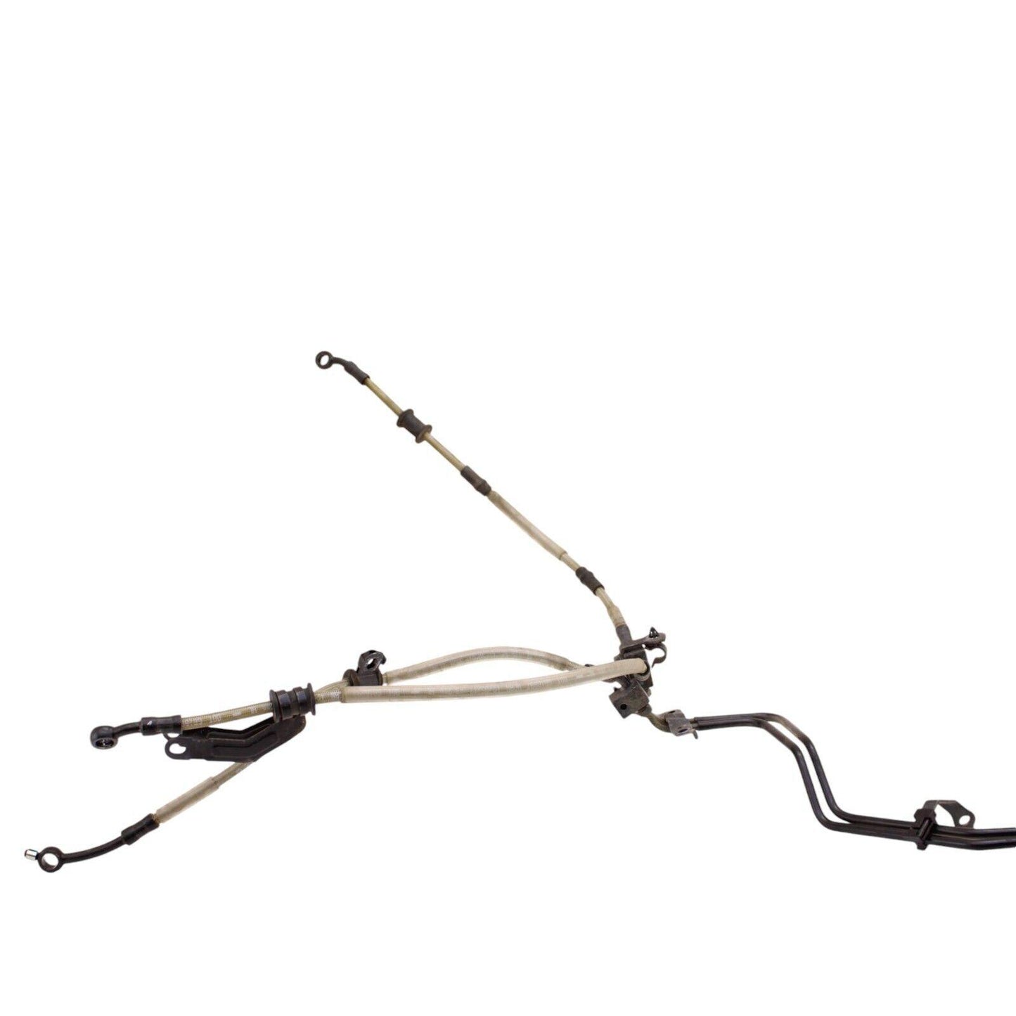 2015 - 2019 YAMAHA YZF R1 R1S ABS LINES Hard Lines Braided Line FRONT STOCK OEM