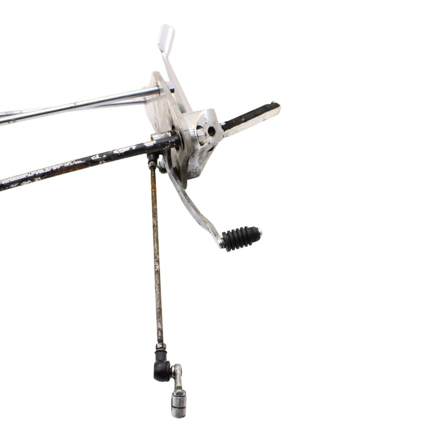 2005 - 2010 SUZUKI BOULEVARD REARSET RIGHT LEFT BRAKE FOOT PEDAL SILVER CHROME