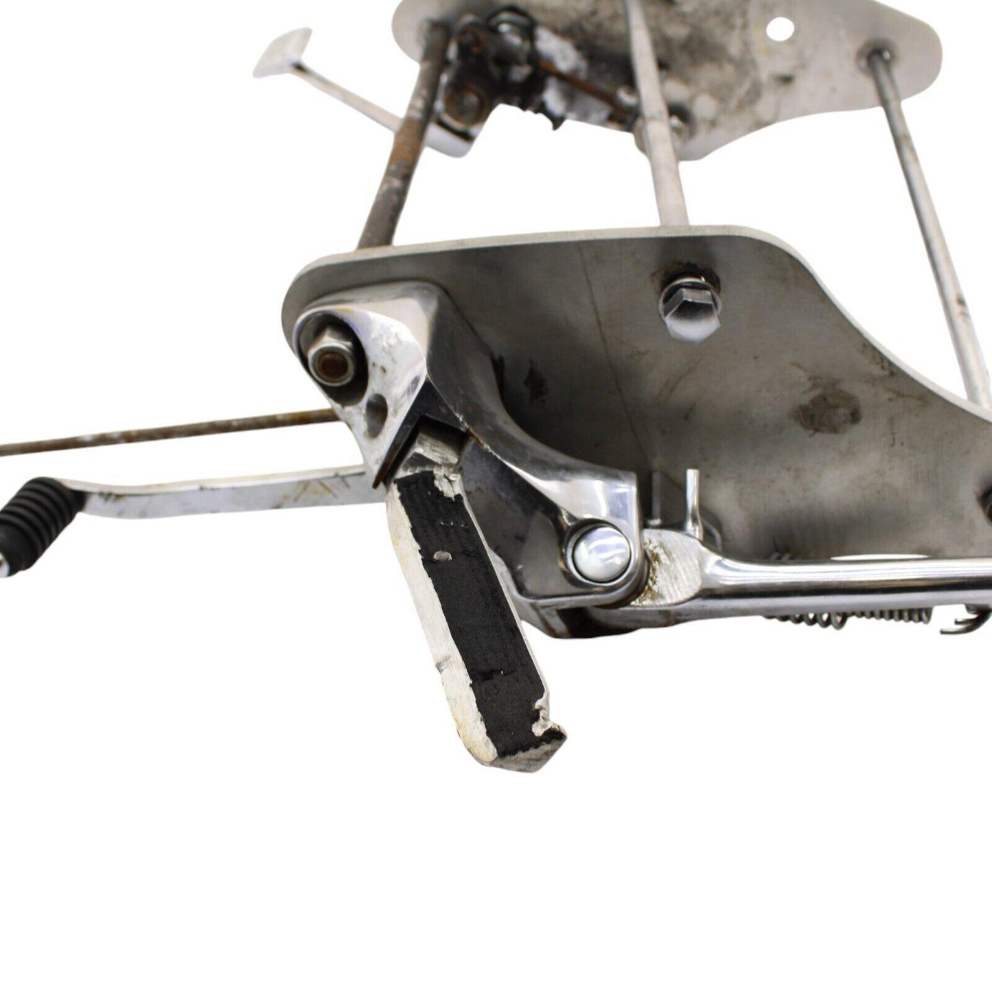 2005 - 2010 SUZUKI BOULEVARD REARSET RIGHT LEFT BRAKE FOOT PEDAL SILVER CHROME