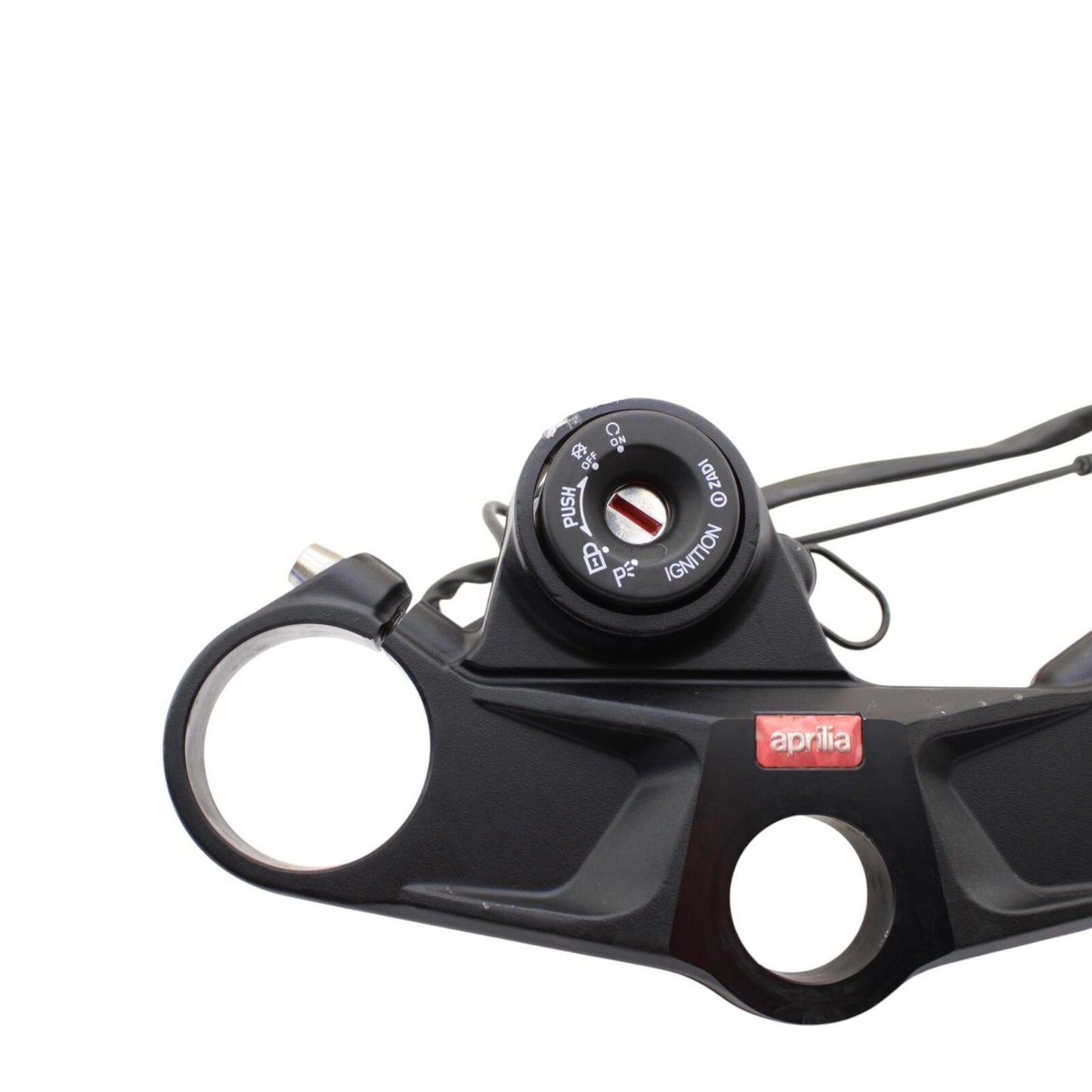 2021 - 2024 APRILIA RSV4 TRIPLE TREE CLAMP UPPER YOKE BLACK STOCK STRAIGHT