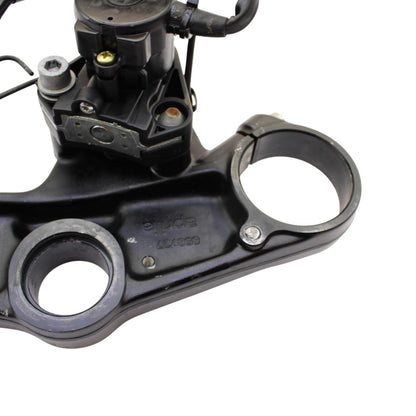 2021 - 2024 APRILIA RSV4 TRIPLE TREE CLAMP UPPER YOKE BLACK STOCK STRAIGHT