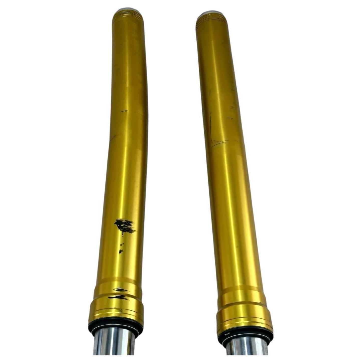 2015 2016 APRILIA RSV4 RF FRONT FORKS SUSPENSION TUBES ABSORBERS SET OEM *BENT*