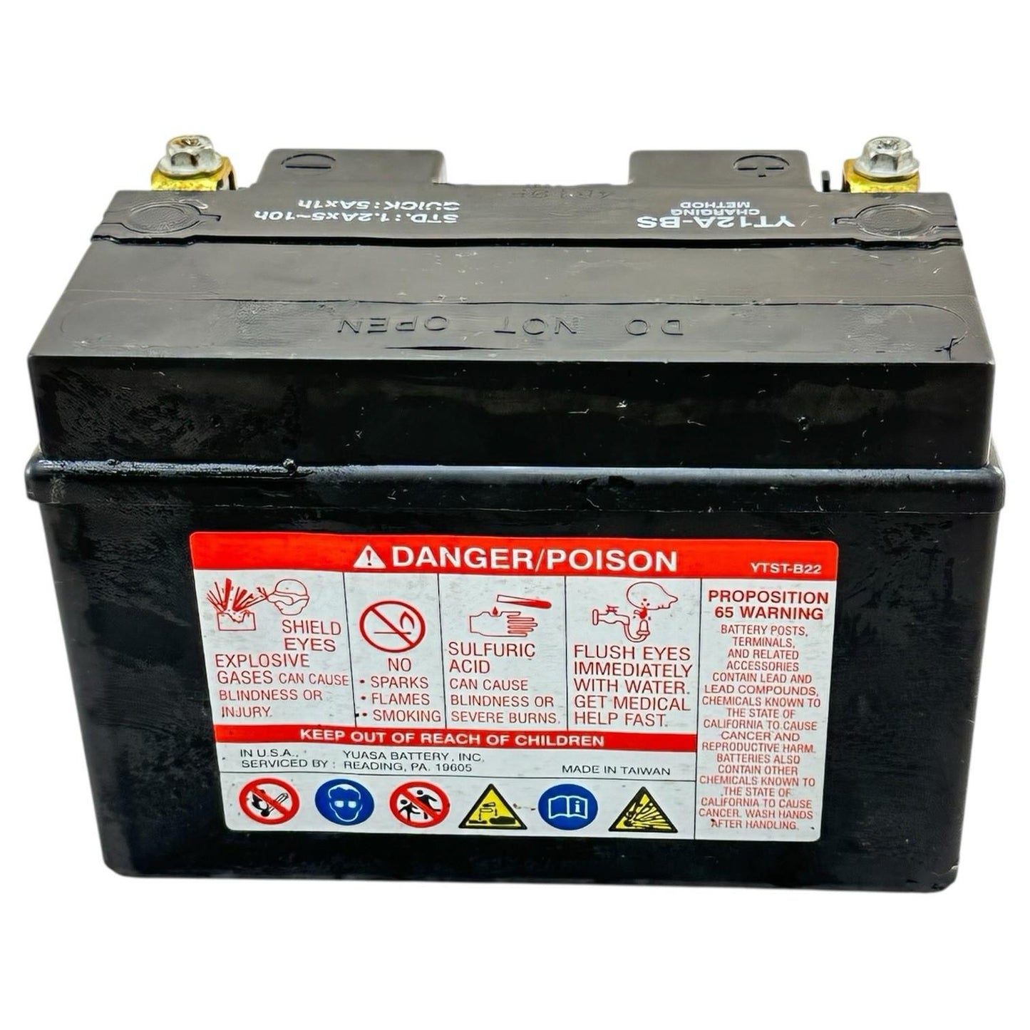 2015 2016 APRILIA RSV4 RF BATTERY YUASA YT12A-BS 12V 10Ah/175A