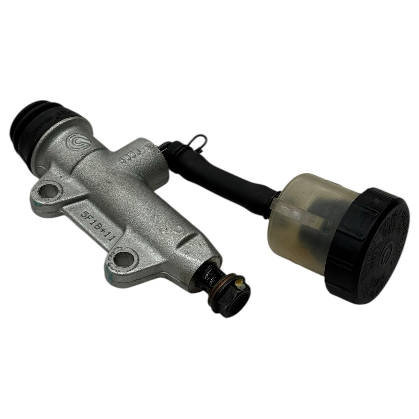 2015 - 2018 DUCATI SCRAMBLER REAR BRAKE MASTER CYLINDER BACK BREMBO RESERVOIR