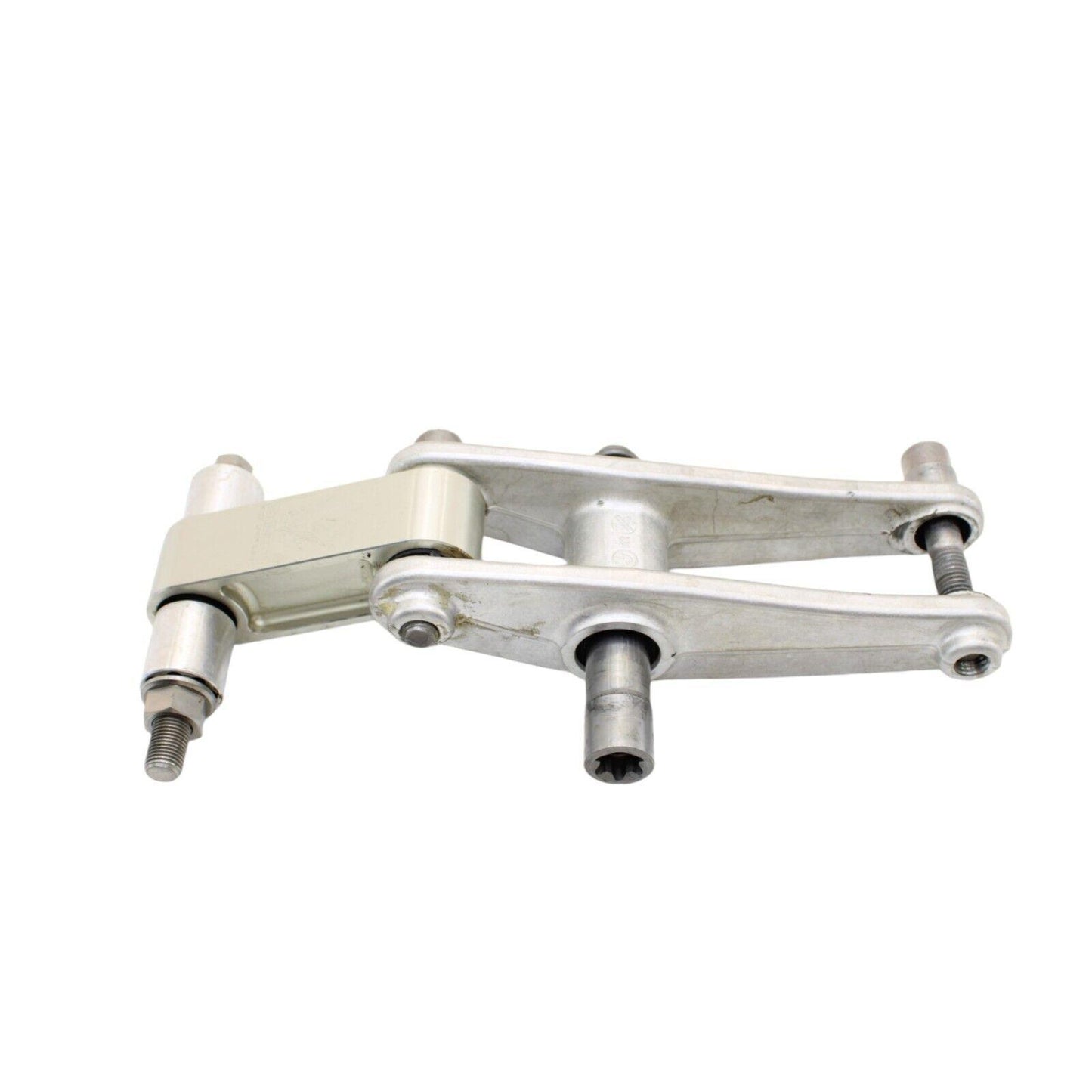 2020 - 2023 BMW S1000RR DOGBONE REAR LINKAGE ARM SUSPENSION DOG BONE SILVER