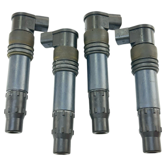 2005 2006 SUZUKI GSXR 1000 IGNITION COILS SPARK PLUG CAPS STICKS SET STOCK OEM