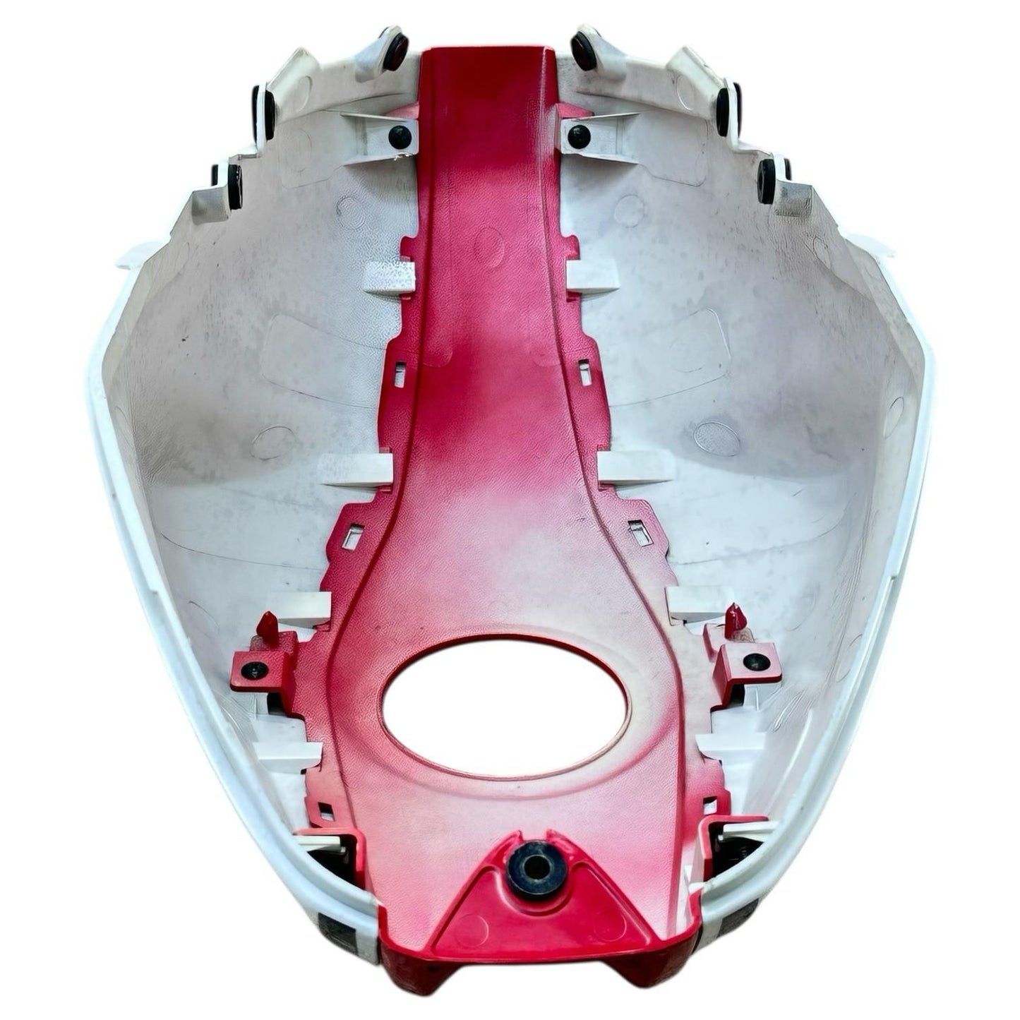 2015 - 2021 YAMAHA YZF R3 GAS TANK FAIRING RESERVOIR COVER FUEL PETROL WHITE RED