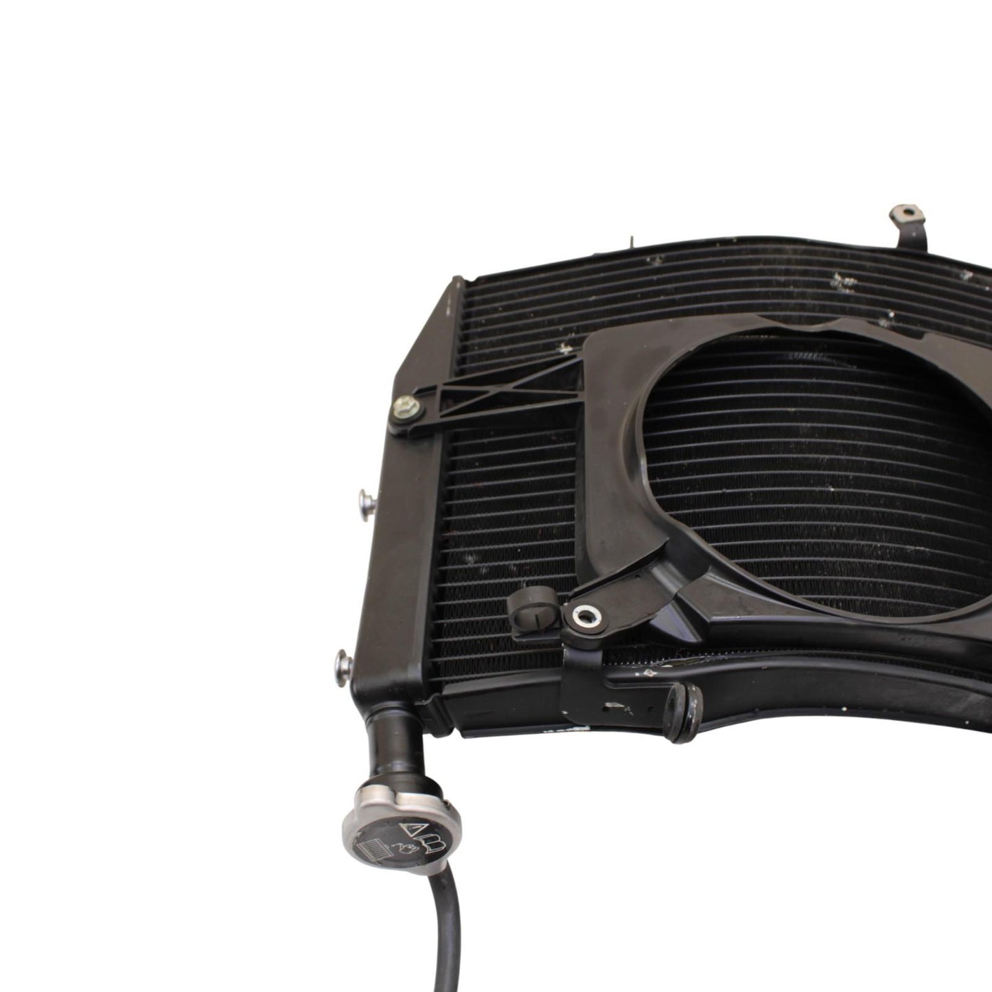 2013 - 2017 TRIUMPH DAYTONA 675R RADIATOR ENGINE MOTOR COOLER FAN BRACKET *BENT*