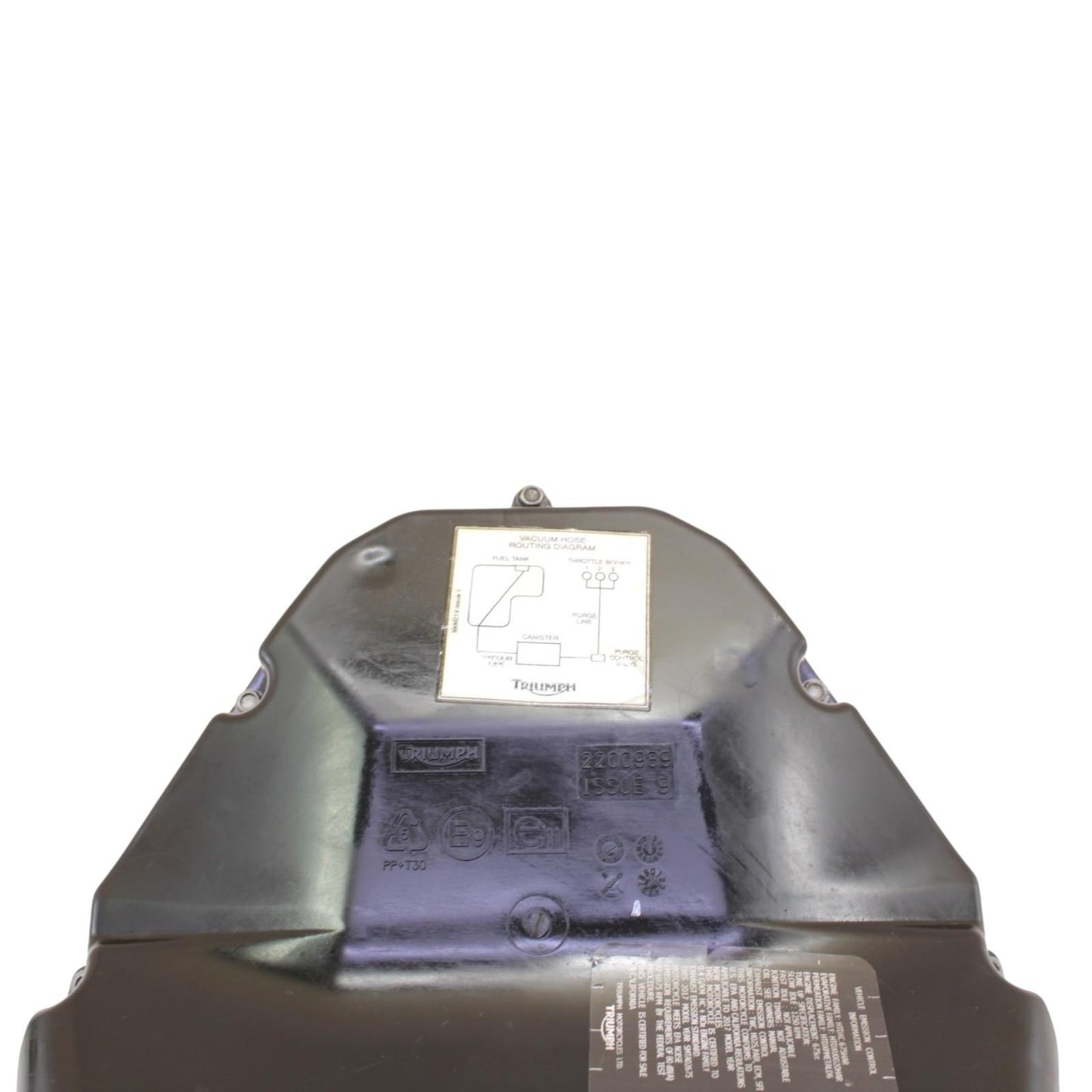 2013 - 2017 TRIUMPH DAYTONA 675R AIRBOX INTAKE AIR FILTER HOUSING BOX STOCK OEM