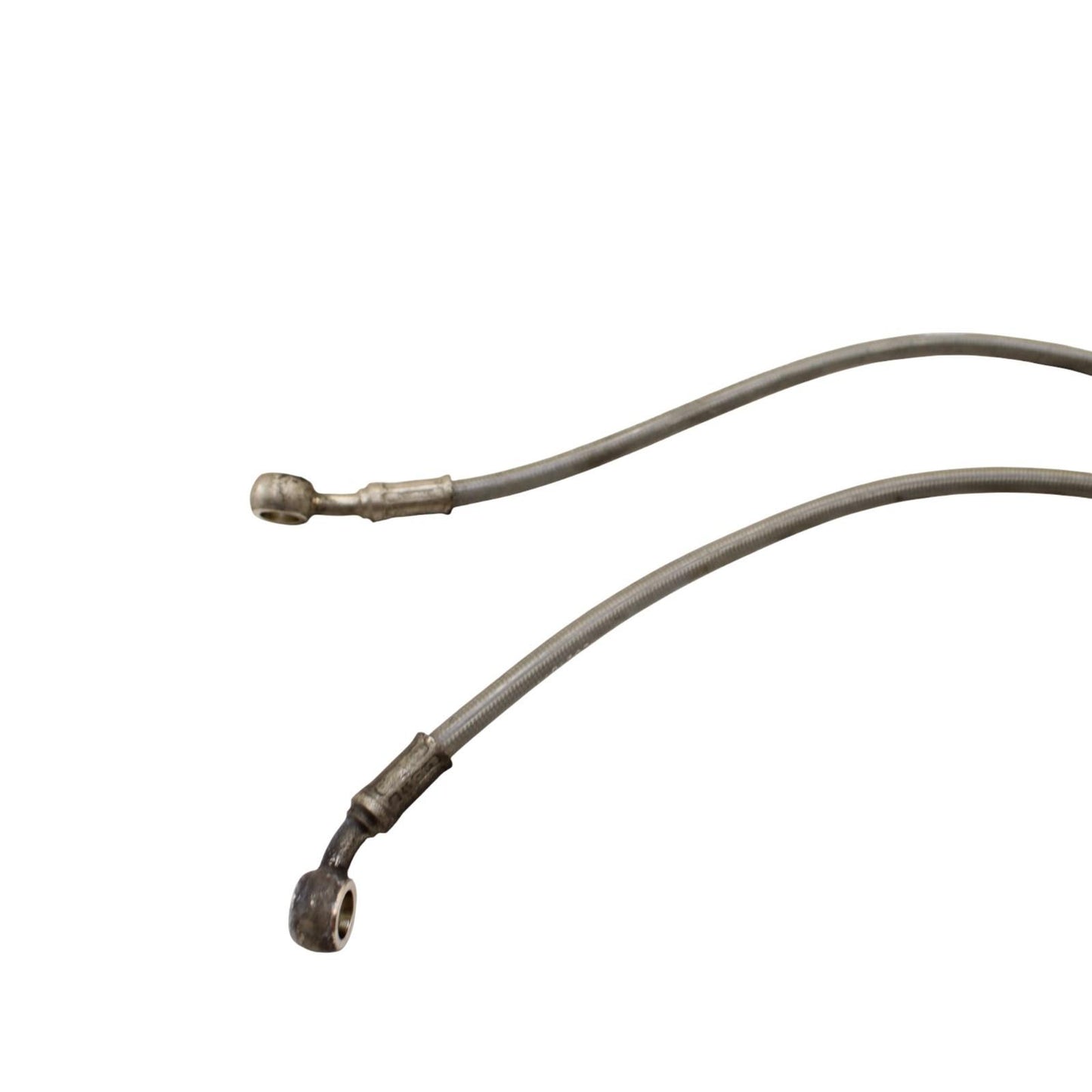 2013 - 2017 TRIUMPH DAYTONA 675R BRAKE LINES HOSES STEEL BRAIDED PAIR STOCK OEM