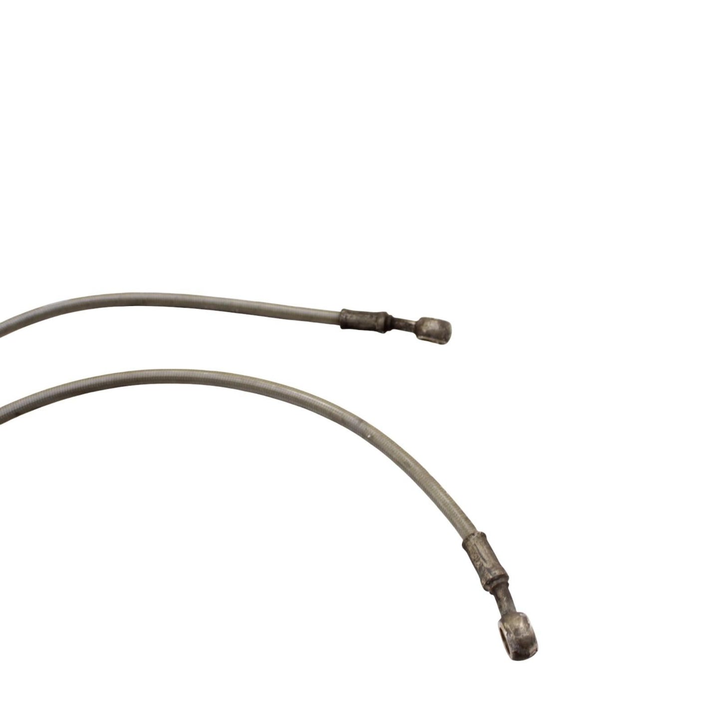 2013 - 2017 TRIUMPH DAYTONA 675R BRAKE LINES HOSES STEEL BRAIDED PAIR STOCK OEM