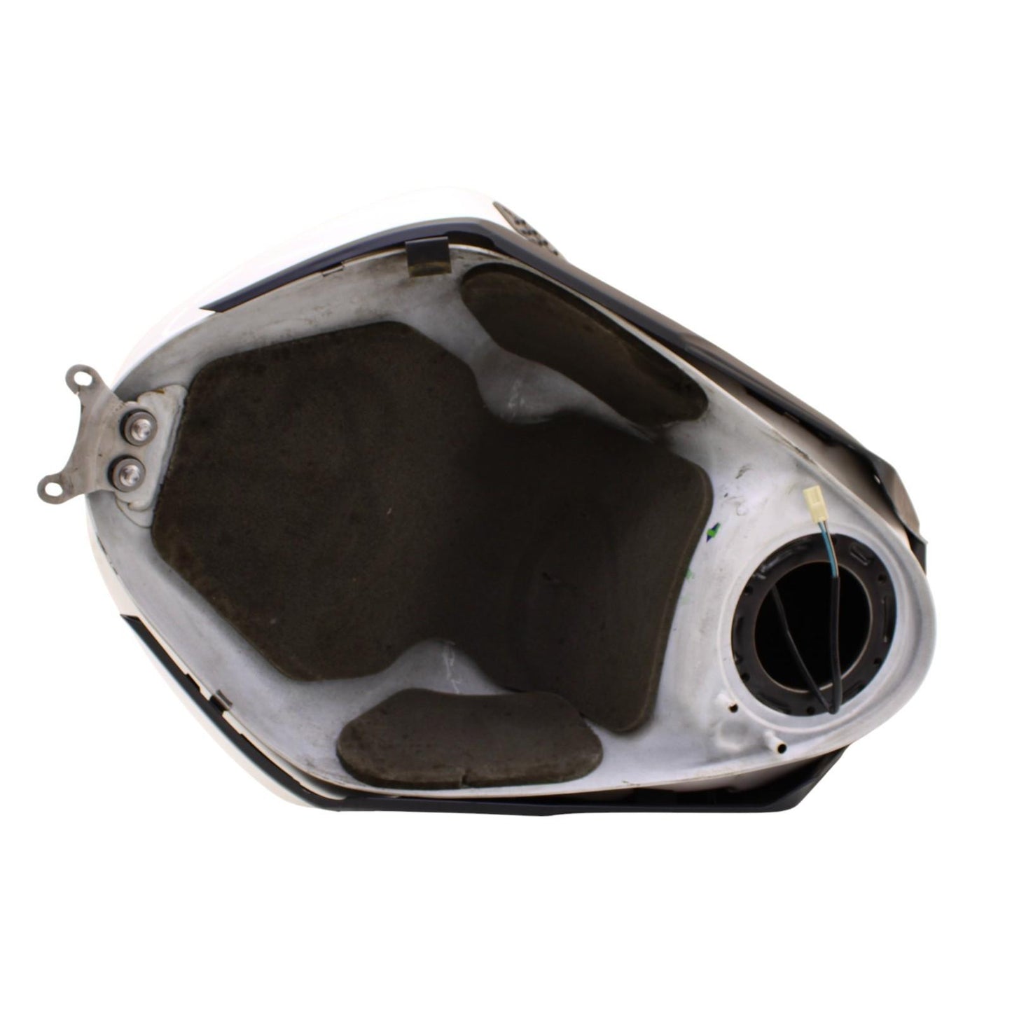 2013 - 2017 TRIUMPH DAYTONA 675R GAS TANK FUEL PETROL RESERVOIR WHITE *SCUFFED*