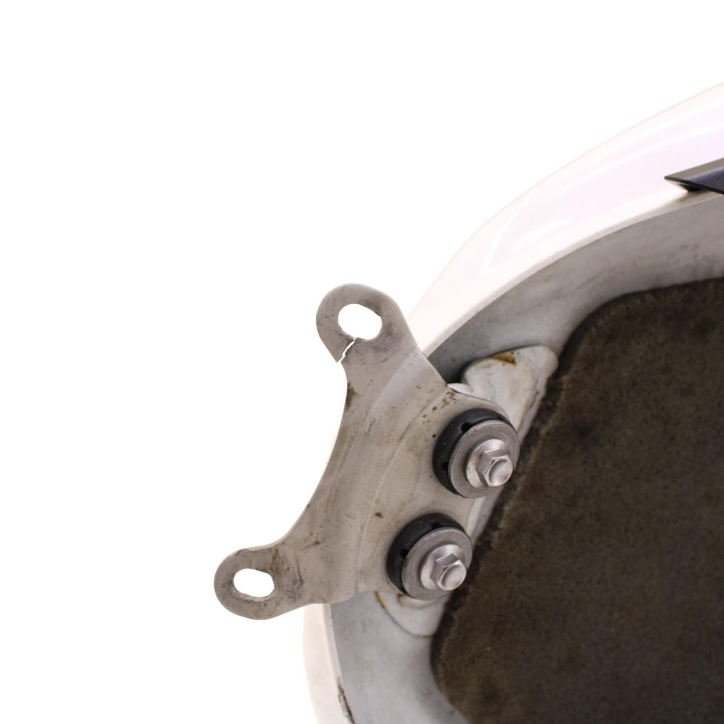 2013 - 2017 TRIUMPH DAYTONA 675R GAS TANK FUEL PETROL RESERVOIR WHITE *SCUFFED*