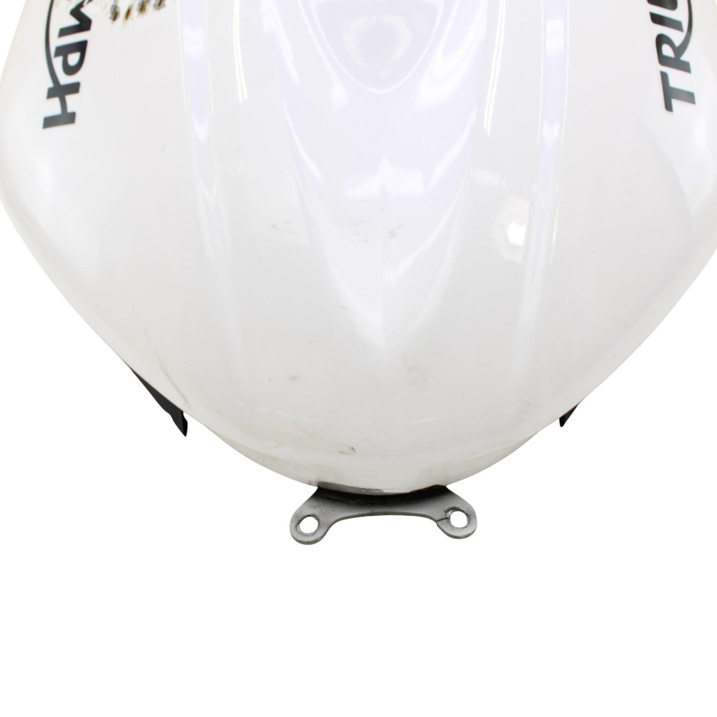 2013 - 2017 TRIUMPH DAYTONA 675R GAS TANK FUEL PETROL RESERVOIR WHITE *SCUFFED*