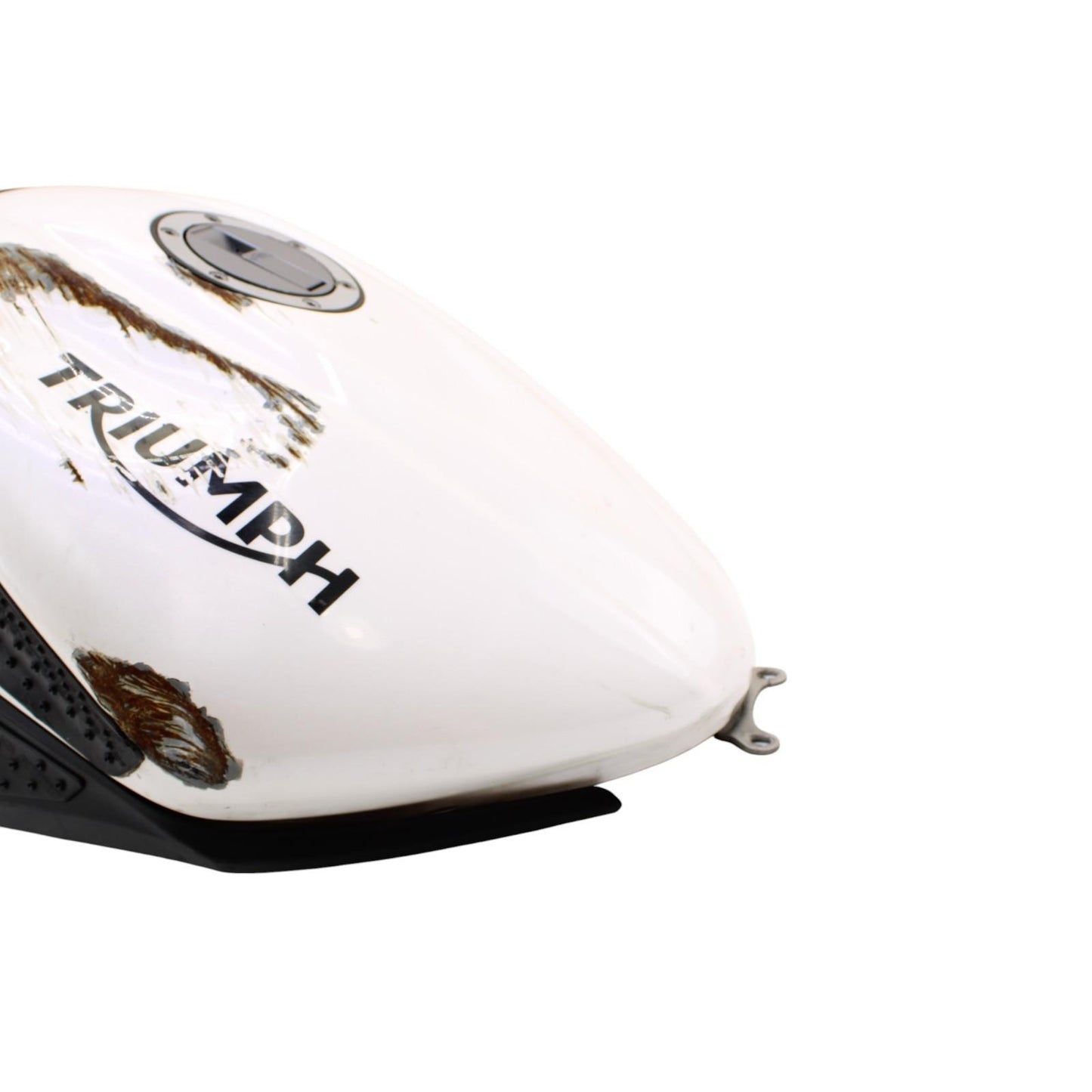2013 - 2017 TRIUMPH DAYTONA 675R GAS TANK FUEL PETROL RESERVOIR WHITE *SCUFFED*