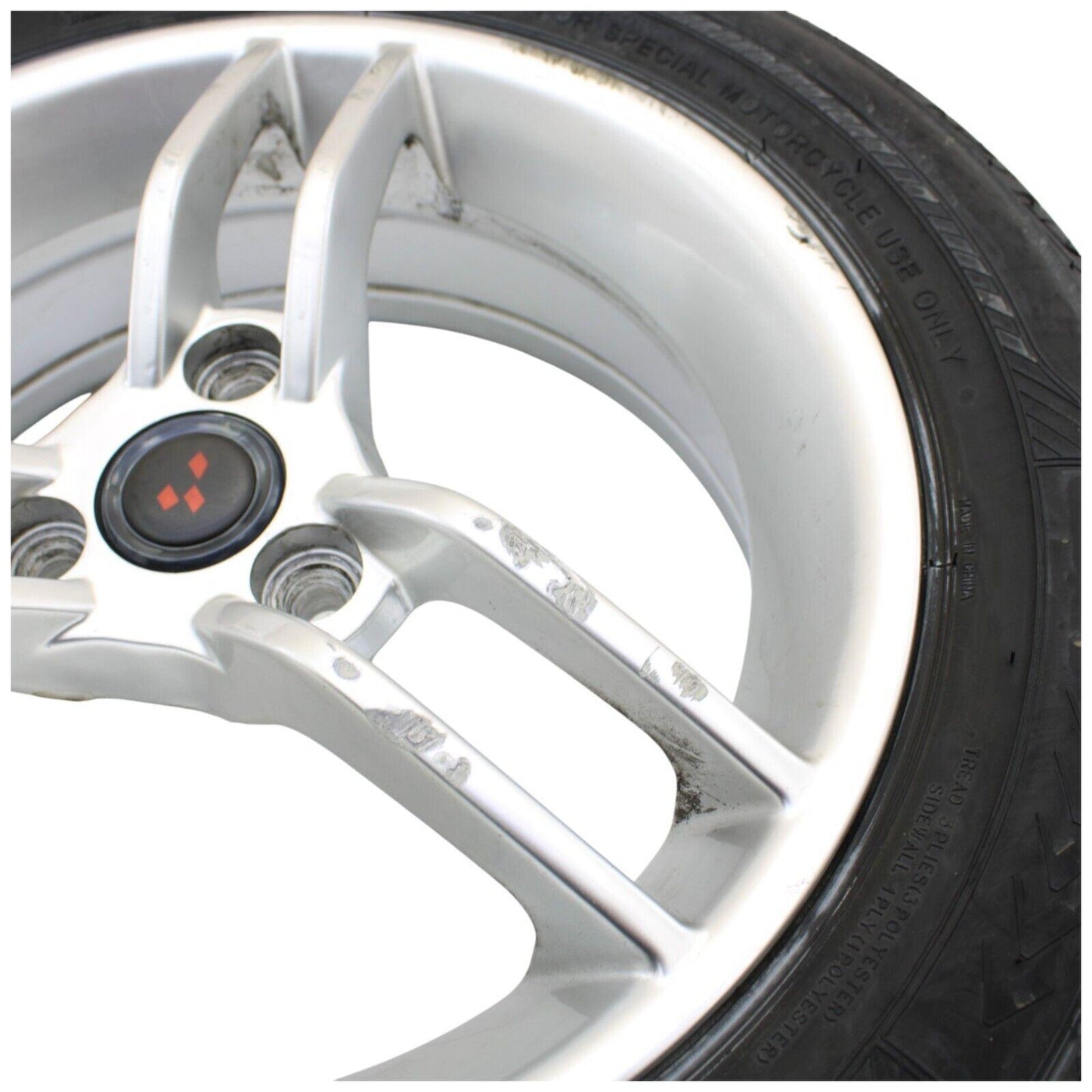 2008 - 2012 CAN AM SPYDER FRONT WHEEL TIRE LEFT RIGHT TIRE  SILVER 990
