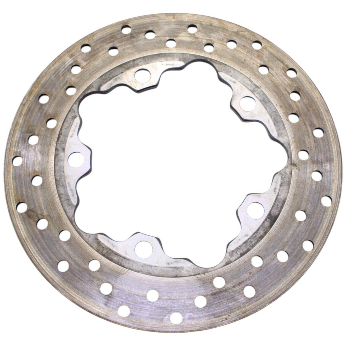 2020 - 2024 YAMAHA YZF R1 R1S R1M REAR BRAKE ROTOR DISC STOCK STRAIGHT SILVER