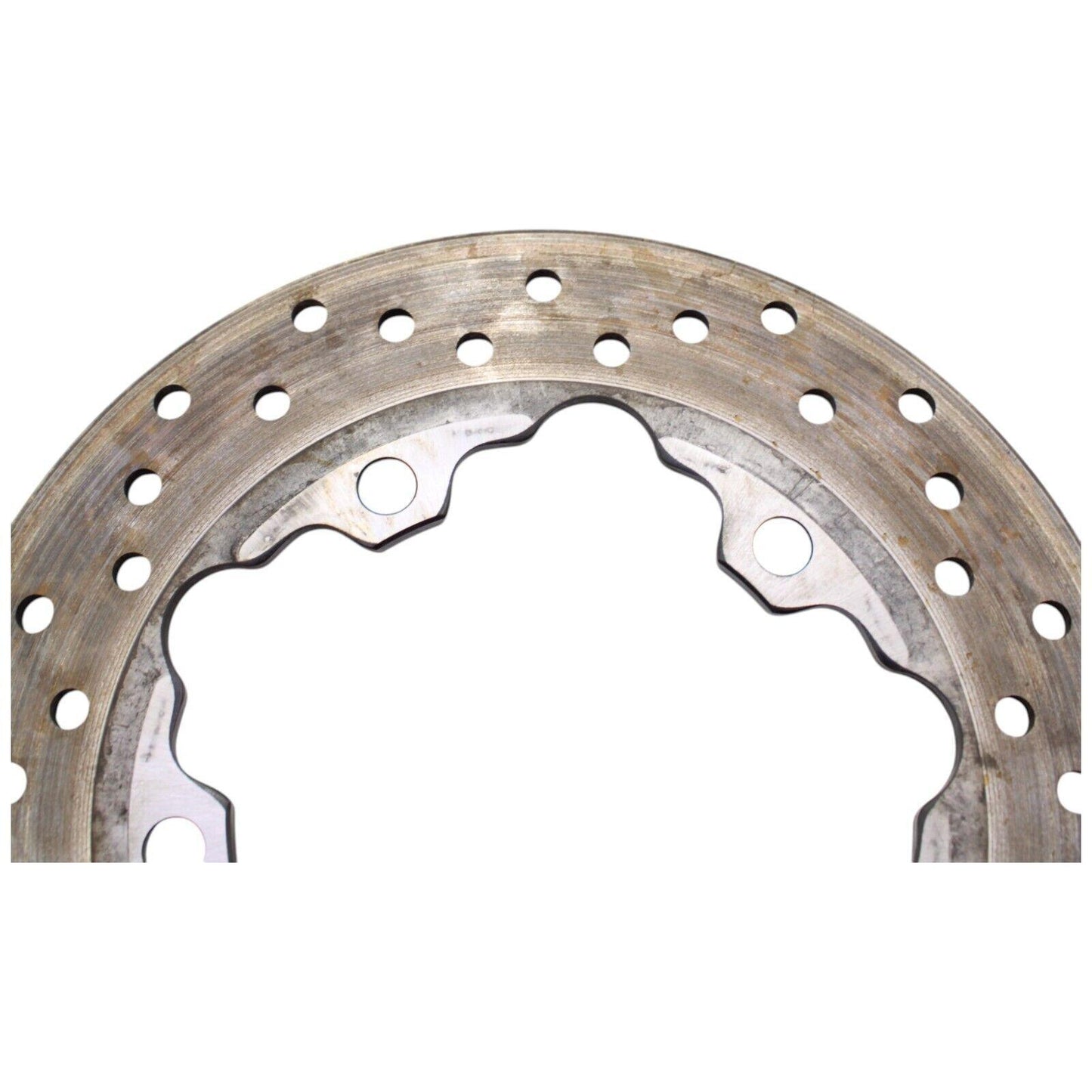 2020 - 2024 YAMAHA YZF R1 R1S R1M REAR BRAKE ROTOR DISC STOCK STRAIGHT SILVER