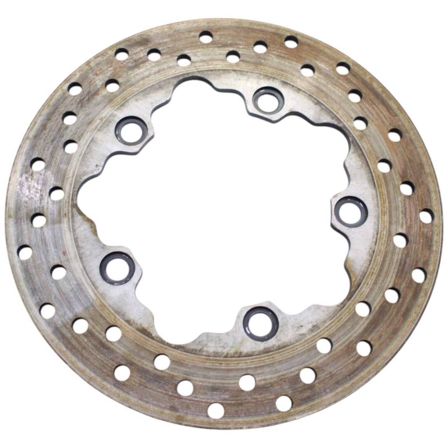 2020 - 2024 YAMAHA YZF R1 R1S R1M REAR BRAKE ROTOR DISC STOCK STRAIGHT SILVER