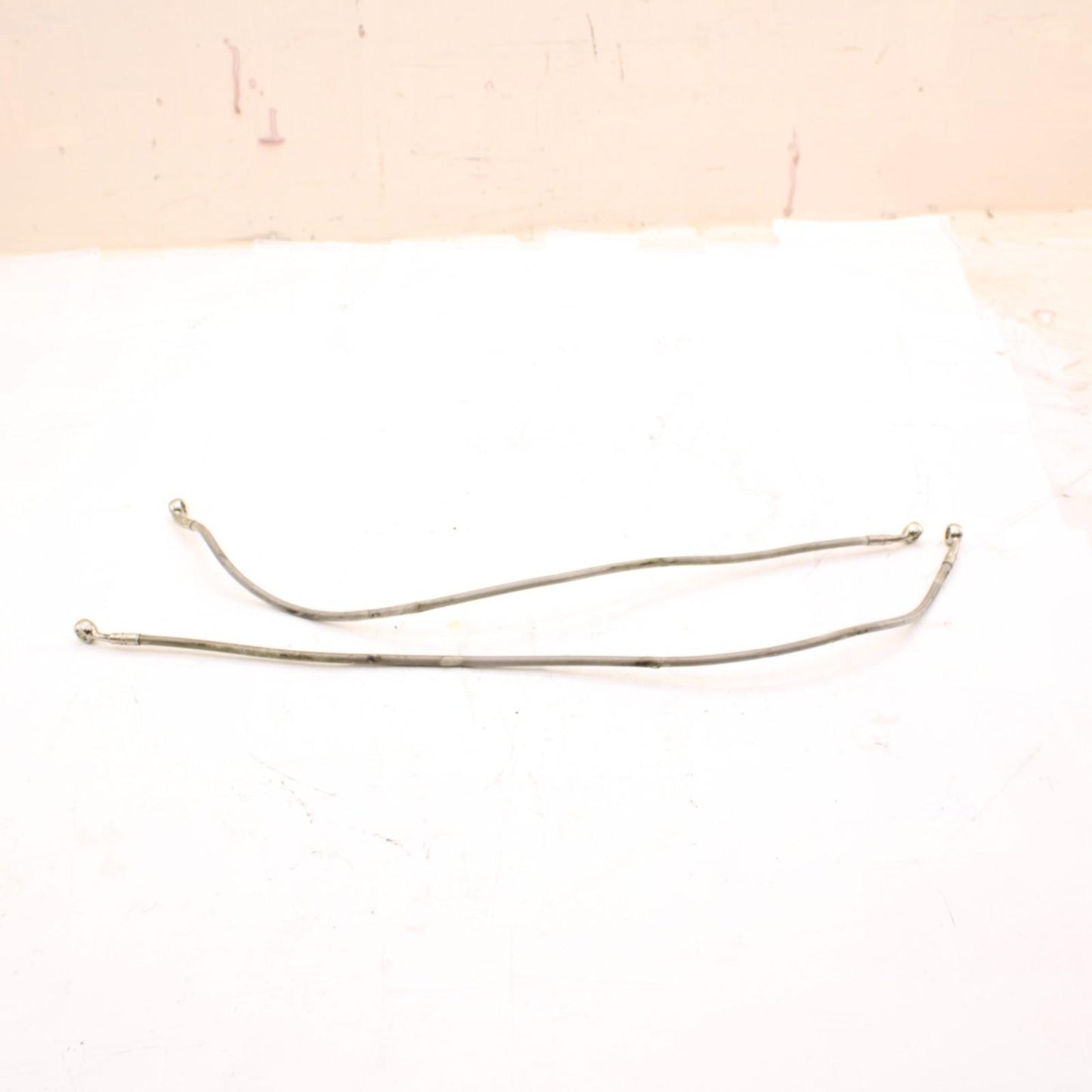 2011 - 2015 KAWASAKI NINJA ZX10R BRAKE LINES HOSES CALIPER SET PAIR STEEL BRAID