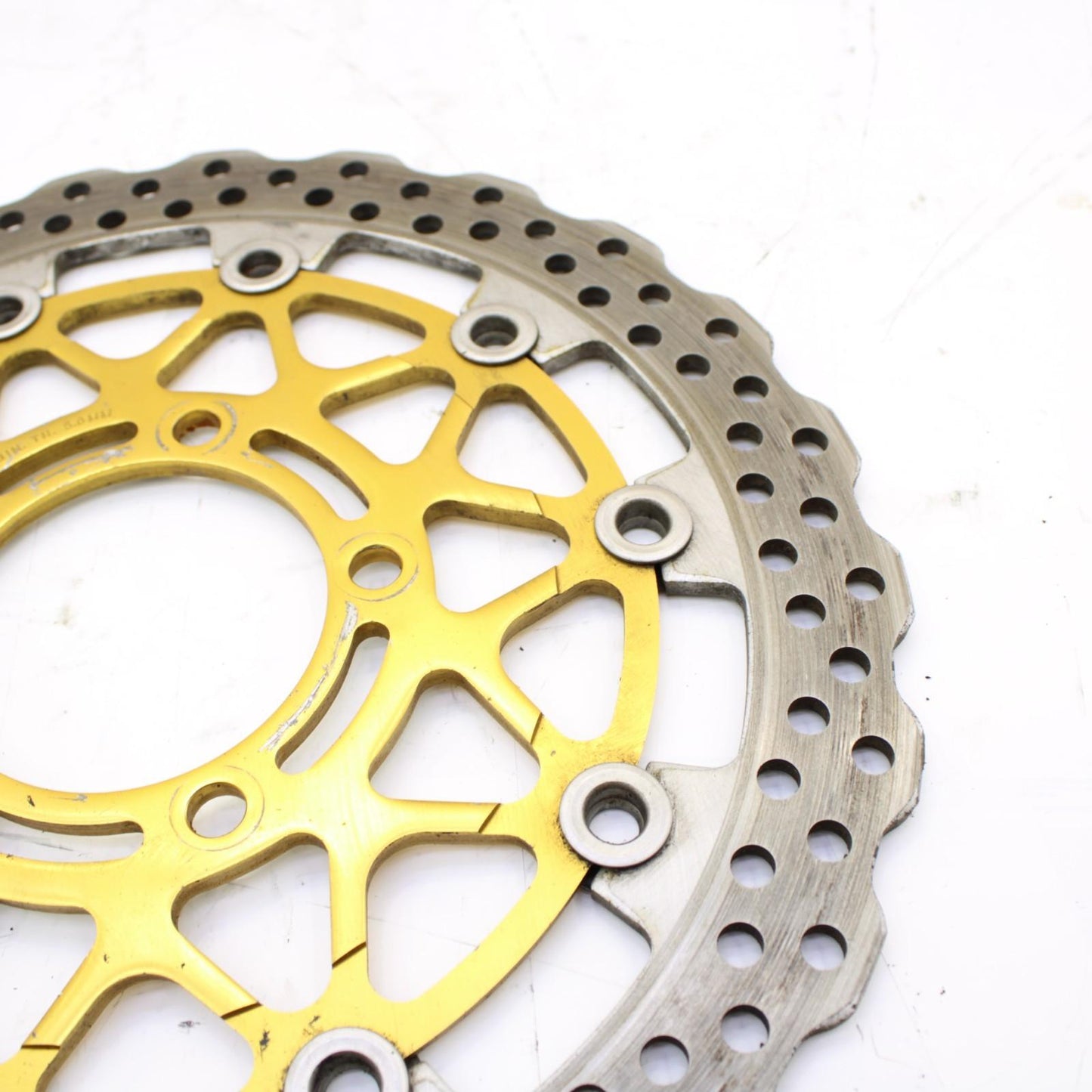 2011 - 2015 KAWASAKI NINJA ZX10R FRONT ROTORS BRAKE DISC WHEEL RIM SET PAIR OEM