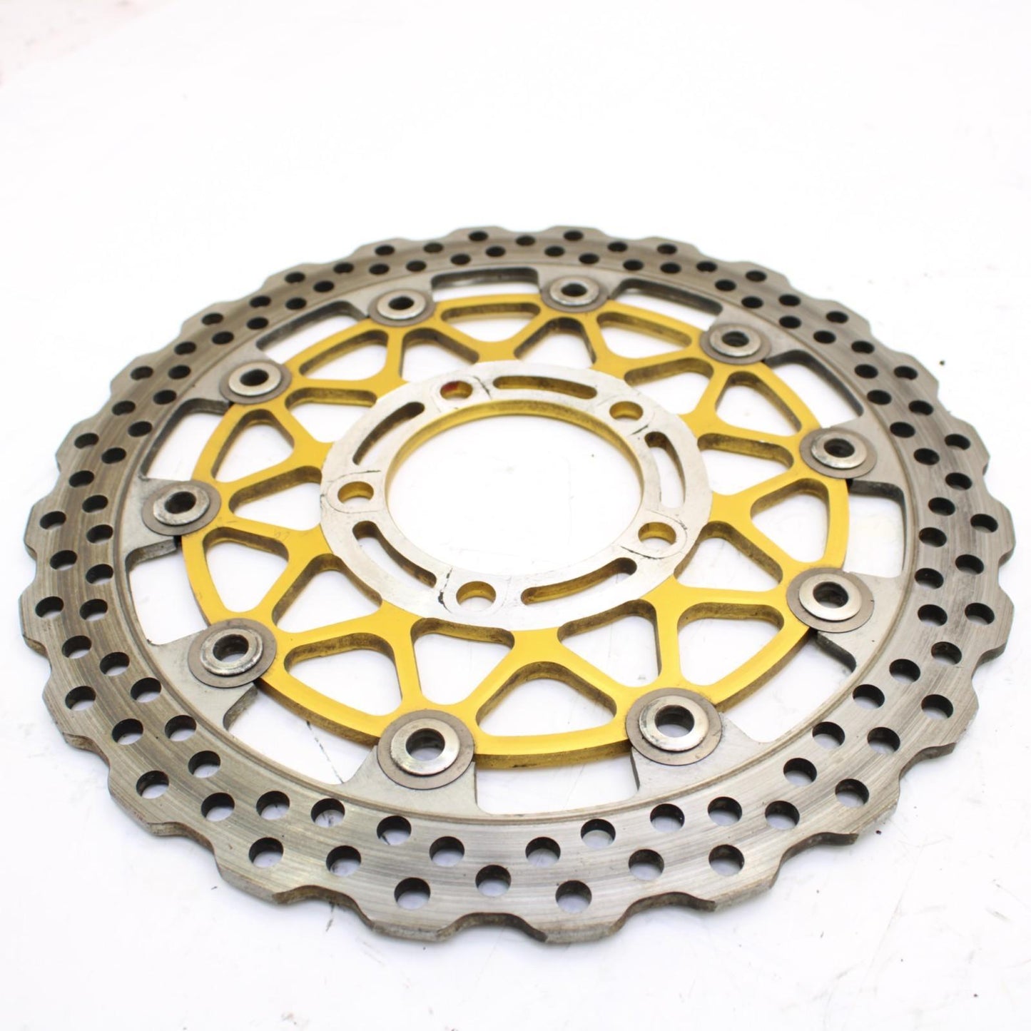 2011 - 2015 KAWASAKI NINJA ZX10R FRONT ROTORS BRAKE DISC WHEEL RIM SET PAIR OEM