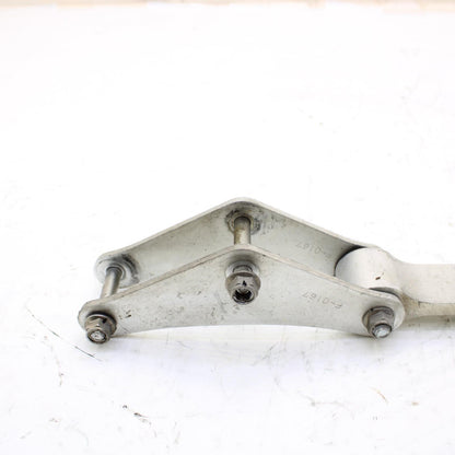2011 - 2015 KAWASAKI NINJA ZX10R DOG BONE REAR SHOCK LINKAGE SILVER STOCK OEM