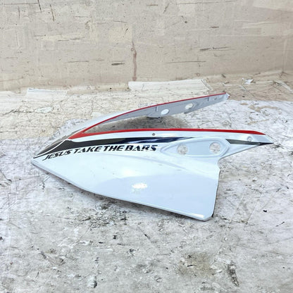 2015 - 2021 YAMAHA YZF R3 FRONT NOSE FAIRING COWL TRIM PLASTIC WHITE
