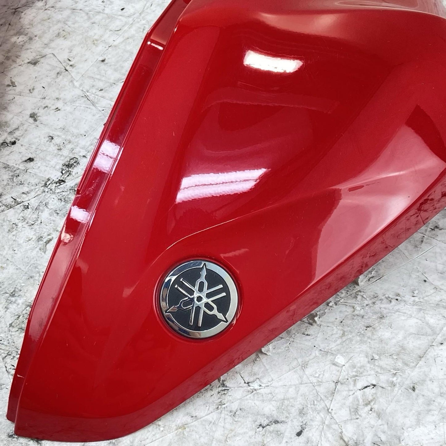 2015 - 2021 YAMAHA YZF R3 TANK SIDE FAIRINGS COVERS COWLS PLASTICS SET PAIR RED