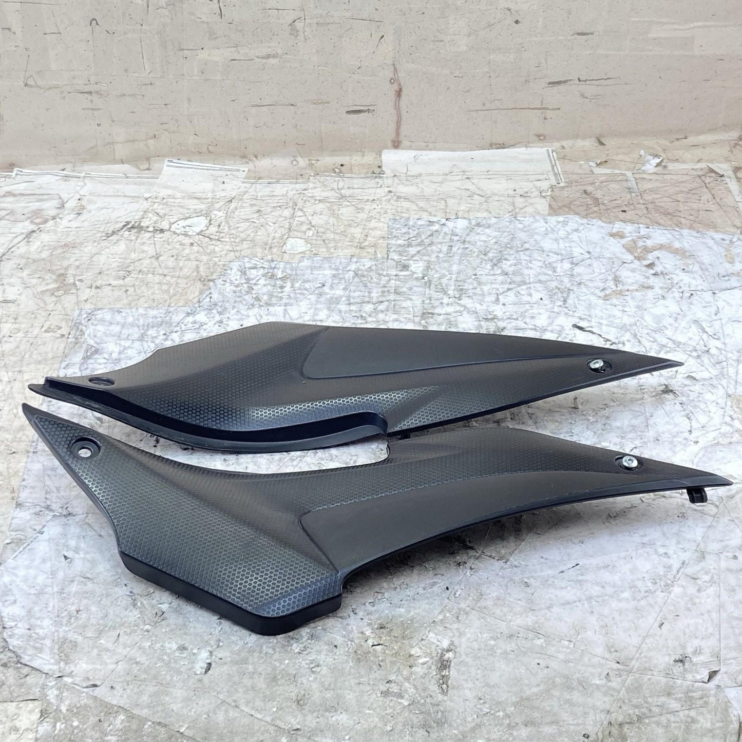 2015 - 2021 YAMAHA YZF R3 SIDE FAIRINGS TRIM COWL COVER PLASTIC PAIR SET BLACK