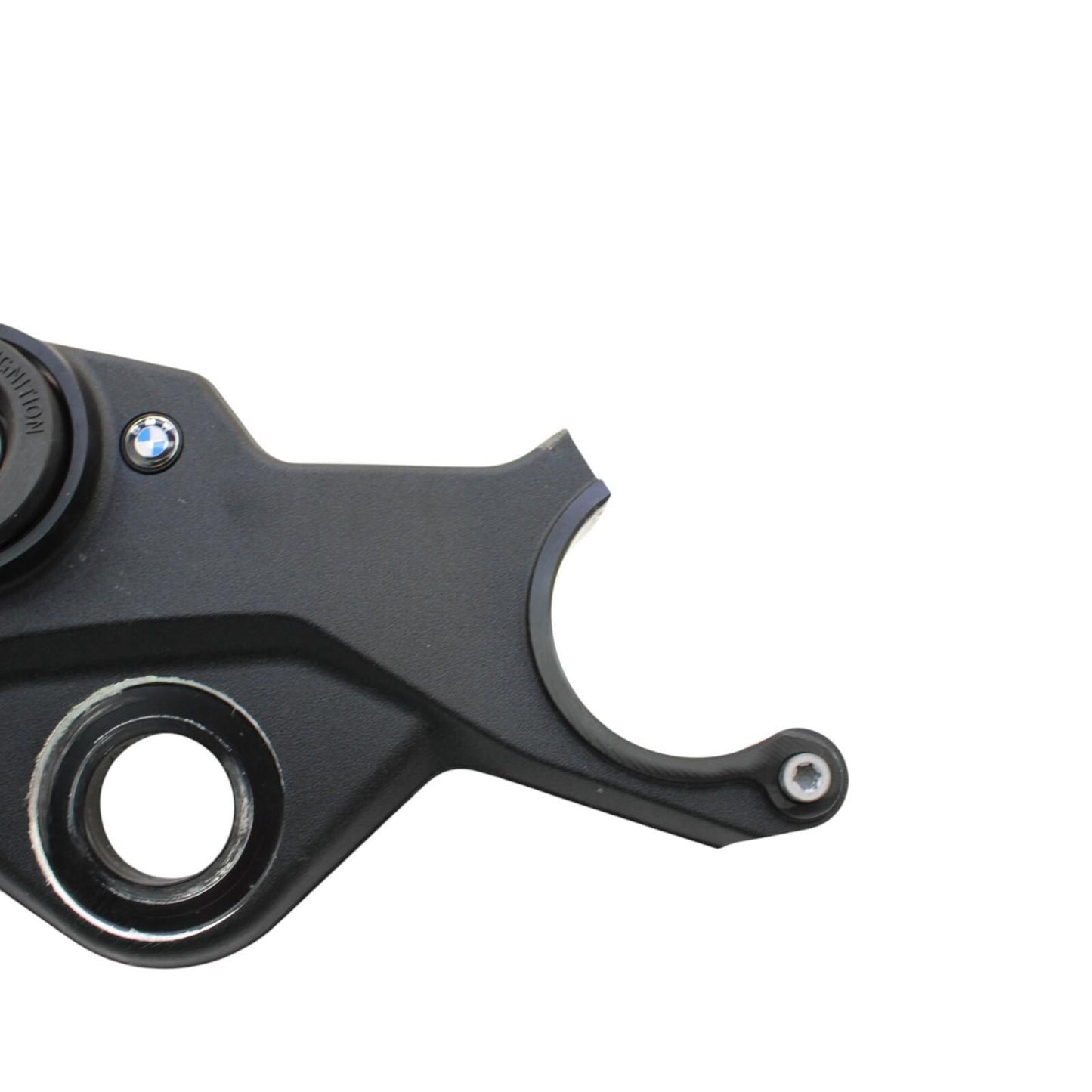 2020 - 2024 BMW S1000RR TRIPLE TREE CLAMP FORK CLAMP TOP BRIDGE BLACK STRAIGHT