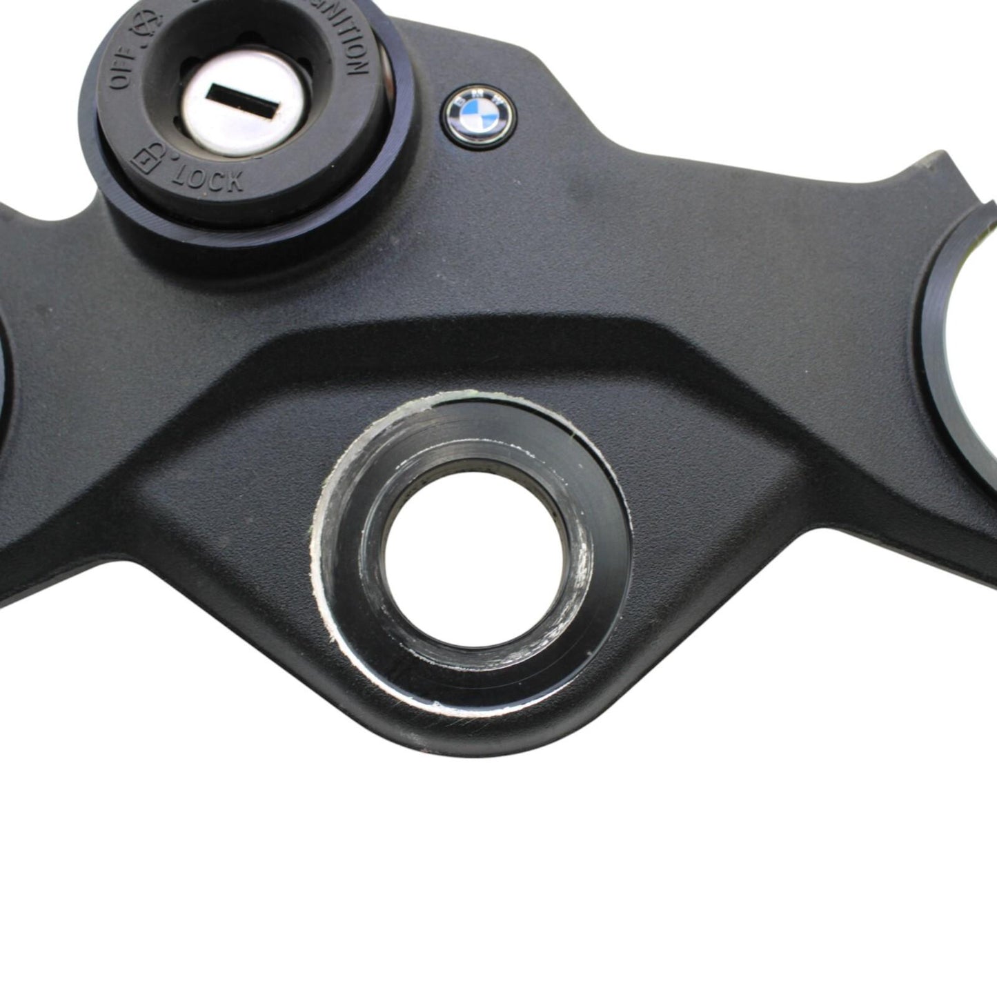 2020 - 2024 BMW S1000RR TRIPLE TREE CLAMP FORK CLAMP TOP BRIDGE BLACK STRAIGHT