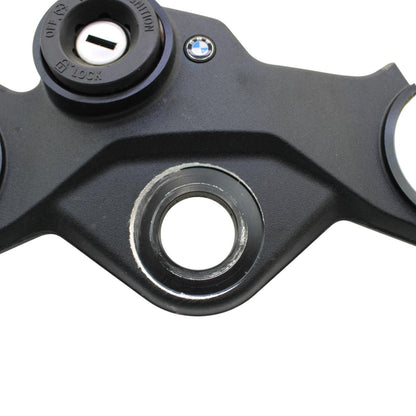 2020 - 2024 BMW S1000RR TRIPLE TREE CLAMP FORK CLAMP TOP BRIDGE BLACK STRAIGHT
