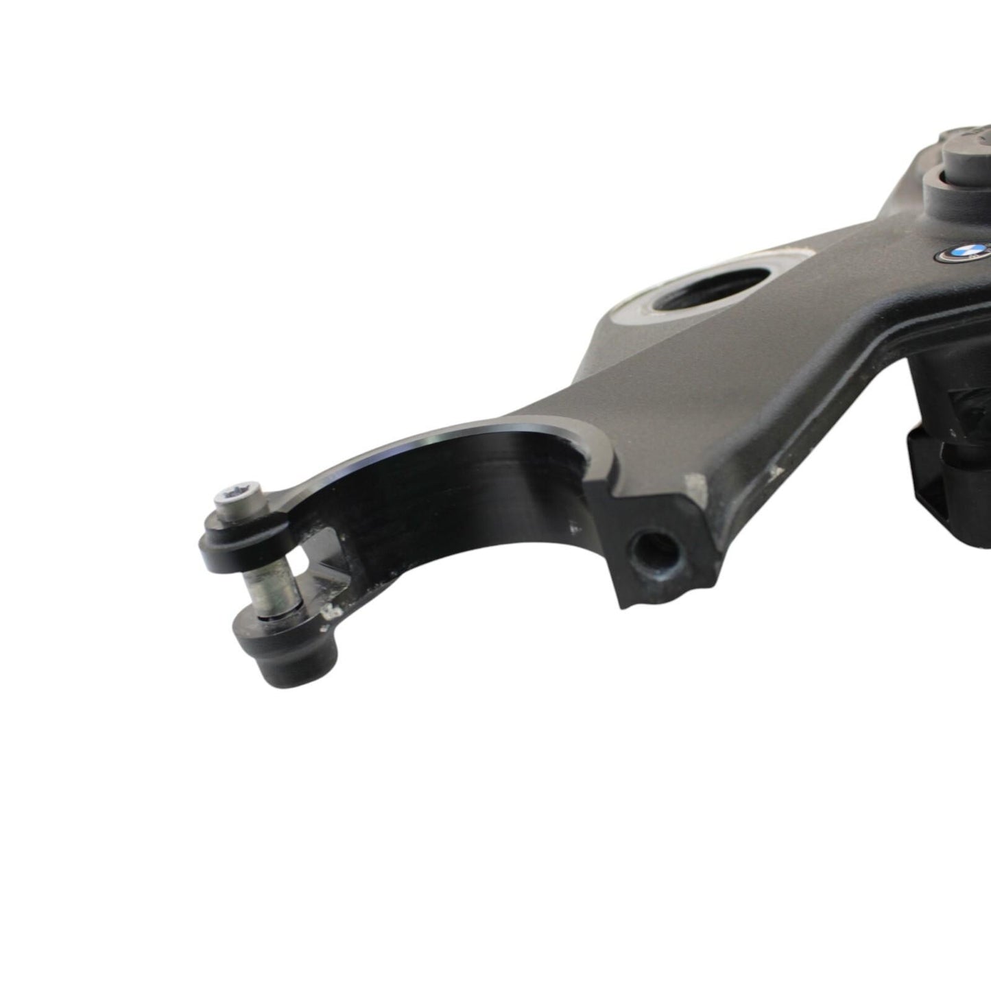 2020 - 2024 BMW S1000RR TRIPLE TREE CLAMP FORK CLAMP TOP BRIDGE BLACK STRAIGHT